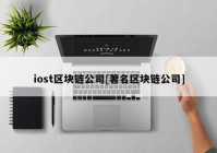 iost区块链公司[著名区块链公司]